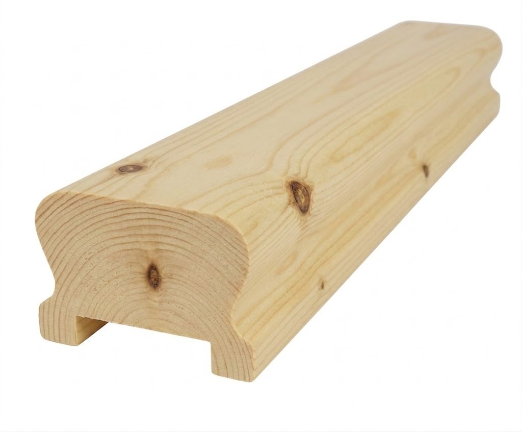 41mm Slot Pine LHR Handrail